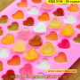 Силиконова форма за бонбони във формата на сърце - 55 бонбона - КОД 3154 - 55 сърца, снимка 9