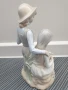 Sanbo Valencia статуетка 26см/САНБО Валенсия испанска порцеланова фигура-композиция/деца-гъска, снимка 2