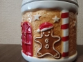 Порцеланов буркан за джинджифилови сладки и коледни курабийки., снимка 3
