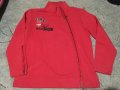 Black Snow L мъжки червен ватиран суичър с цип, снимка 2