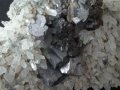 №35, Кристали,Минерали,Кварц,Кварцова друза с хлорит и халкопирит, галенит и сфалерит,BGminerals,, снимка 4