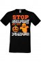 Мъжка тениска Stop Staring At My Pumpkin 2,Хелоуин,Празник,Забавление,Изненада,Обичаи,, снимка 2