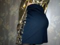 Pimkie- М- Къса пола от трико с пайети в златисто и черно, снимка 2