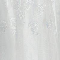 Сватбена рокля от тюл с А-силует илюзия до коляното с лъка(и), снимка 9 - Сватбени рокли - 36687033