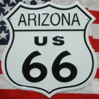 ARIZONA US 66 Метална табела, снимка 1 - Колекции - 28317435