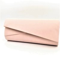 Официална Бална Дамска Чанта Кожена Цвят Пудра Розова, снимка 2 - Чанти - 44102010
