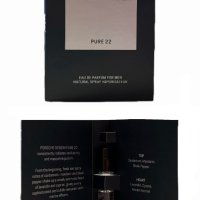 PORSCHE DESIGN - PURE 22, ПАРФЮМ (EDP) - мостра мъжки аромат, 1,5 мл, снимка 1 - Мъжки парфюми - 43929564