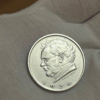 2 шилинга 1928 г, Австрия - сребърна монета, снимка 4 - Нумизматика и бонистика - 44027236