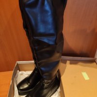 Дамски зимни ботуши - тип чизми, снимка 4 - Дамски ботуши - 43568984