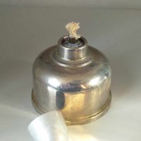 Лабораторна спиртна лампа, спиртник, снимка 4 - Антикварни и старинни предмети - 44026499