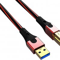 OEHLBACH, дигитален кабел/интерконект, USB-A-USB-В3.0, SPOFC, 0.6 м., подходящ за дакове на IFI, снимка 3 - Аудиосистеми - 35258060