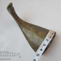 стара обувалка бронз месинг метал инструмент - антика, снимка 3 - Други ценни предмети - 28871503