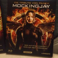 The Hunger Games Mockingjay 1,2 DVD ОРИГИНАЛНИ, снимка 2 - DVD дискове - 44088795