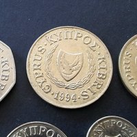 Монети . Кипър .1,5, 10 ,20 и 50 цента. 5 бройки., снимка 7 - Нумизматика и бонистика - 37574995