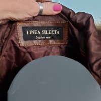 Дамско яке с качулка и хастар "Linea Selecta" / естествен набук / голям размер , снимка 10 - Якета - 43459377