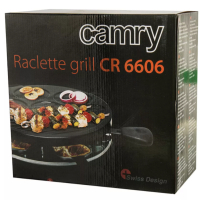 ✨Грил скара Camry CR 6606 Grill raclette, 1200 W, Черен , снимка 8 - Скари - 44889275