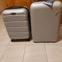 Два сиви куфара Samsonite , снимка 1 - Куфари - 43973185