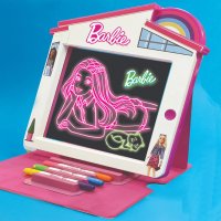 Светеща дъска за рисуване Premium Glow Pad Barbie Diamant Toys 5115, снимка 7 - Рисуване и оцветяване - 42991104