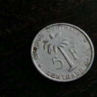 Mонета - Белгийско Конго, Руанда и Урунди - 5 франка | 1958г., снимка 1 - Нумизматика и бонистика - 27230010
