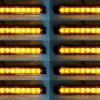 Диодни ЛЕД LED габарити за камион с 12 SMD диода, ОРАНЖЕВИ , 12-24V , снимка 3 - Аксесоари и консумативи - 35443407