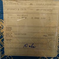 пресостат ENDRESS+HAUSER CERABAR PMC 133 0R1F2A3A3A pressure switch, снимка 12 - Резервни части за машини - 37514828