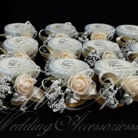Сватбени подаръчета за гости- бурканче с мед, сватбени подаръци за гости, подаръчета за сватба, снимка 12 - Подаръци за сватба - 25588890