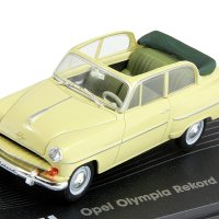 Opel Olympia Rekord Cabrio-Limousine 1954 - мащаб 1:43 на DeAgostini моделът е нов в PVC дисплей-кей, снимка 1 - Колекции - 44096758