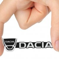 Нови алуминиеви емблеми ”DACIA” - 45 мм. / 8 мм., снимка 4 - Аксесоари и консумативи - 40054484