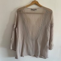 Дамска блуза с дантела, снимка 3 - Блузи с дълъг ръкав и пуловери - 26824567