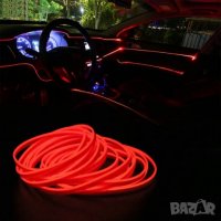 Интериорно -Амбиентно Осветление на Автомобили  - 3м. / 7 цвята, снимка 4 - Аксесоари и консумативи - 33094201