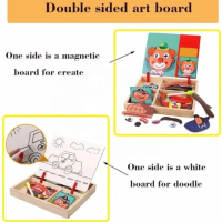 3D образователни магнитни дървени пъзели, снимка 6 - Игри и пъзели - 44857475