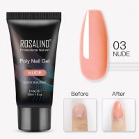 Ново! POLY GEL/Поли гел за изграждане Rosalind 30гр.Гел за изграждане., снимка 6 - Продукти за маникюр - 34704684