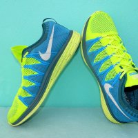 маратонки Nike Flyknit Lunar 2 Volt  номер 45, снимка 10 - Маратонки - 32796393