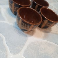 Керамични чашки за ракия, снимка 3 - Антикварни и старинни предмети - 36910164