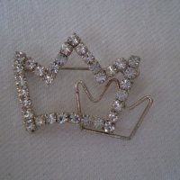 Дамска брошка тип корона , снимка 7 - Други - 36737724