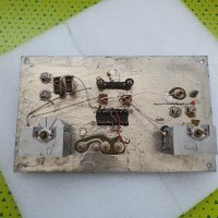 Радиолюбители! Захранване mA, табло от руски уред с два въздушни кондензатора, снимка 4 - Друга електроника - 33242031