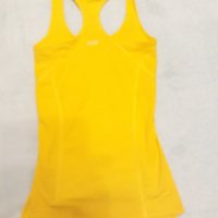 Марков оригинален потник ADIDAS, слънчево жълто , спортен модел , еластан, хубава стегната материя, снимка 10 - Спортни екипи - 37476649
