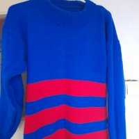 Пуловер-туника чист кашмир-ръчно плетиво +подарък шапка, снимка 1 - Туники - 38910296