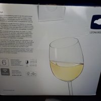 Чаши за бяло вино - Leonardo Toscana 6бр 370 ml, снимка 3 - Други стоки за дома - 32841381