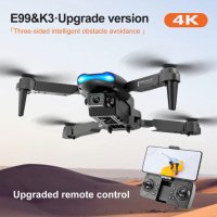Сгъваем мини дрон E99 PRO K3 с двойна 4K камера, снимка 8 - Дронове и аксесоари - 43563019