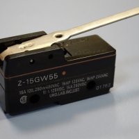 Краен изключвател OMRON Z15GW55 15A, 250V AC limit switch, снимка 8 - Резервни части за машини - 38282827
