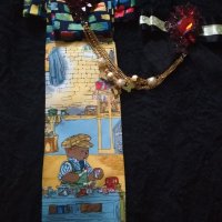 Уникална вратовръзка,брошка, снимка 4 - Колиета, медальони, синджири - 26979698
