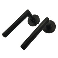 Метални дръжки за врати черен цвят., снимка 4 - Други - 43484577