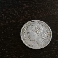 Монета - Франция - 5 франка | 1949г., снимка 2 - Нумизматика и бонистика - 27728186