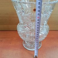 кристална купа ваза фруктиера, снимка 4 - Антикварни и старинни предмети - 27012231