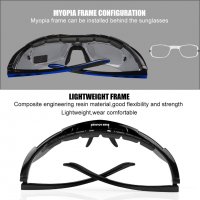 FREE SOLDIER Sports Sunglasses 5 in 1 Polarized Cycling Glasses for Men Women Tactical Military Glas, снимка 5 - Спортна екипировка - 33679319