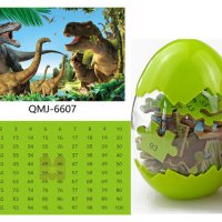 Пъзел с динозаври – 100 части , снимка 4 - Игри и пъзели - 43184247