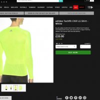 adidas Techfit Chill LS Shirt, снимка 12 - Спортни дрехи, екипи - 26432300