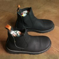 KAVAT Nymölla XC Black Kids Leather Shoes Размер EUR 30 детски боти с вълна естествена кожа 194-13-S, снимка 4 - Детски боти и ботуши - 43089989