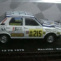 Renault 12 TS Rally Vuelta AMERICA Del Sud 1978 - мащаб 1:43 на Salvat нов в PVC дисплей-кейс, снимка 2 - Колекции - 43881994